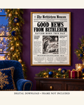 Good News from Bethlehem | Printable Christmas Wall Art