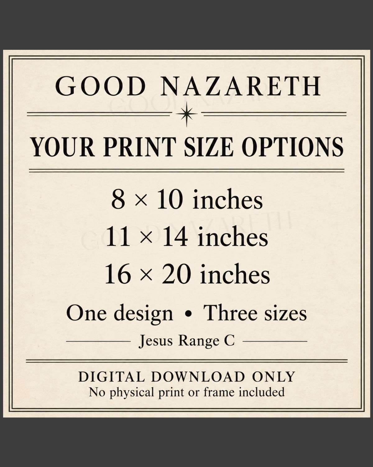 Jesus Christ Printable Wall Art | Christian Newspaper Print | Design C